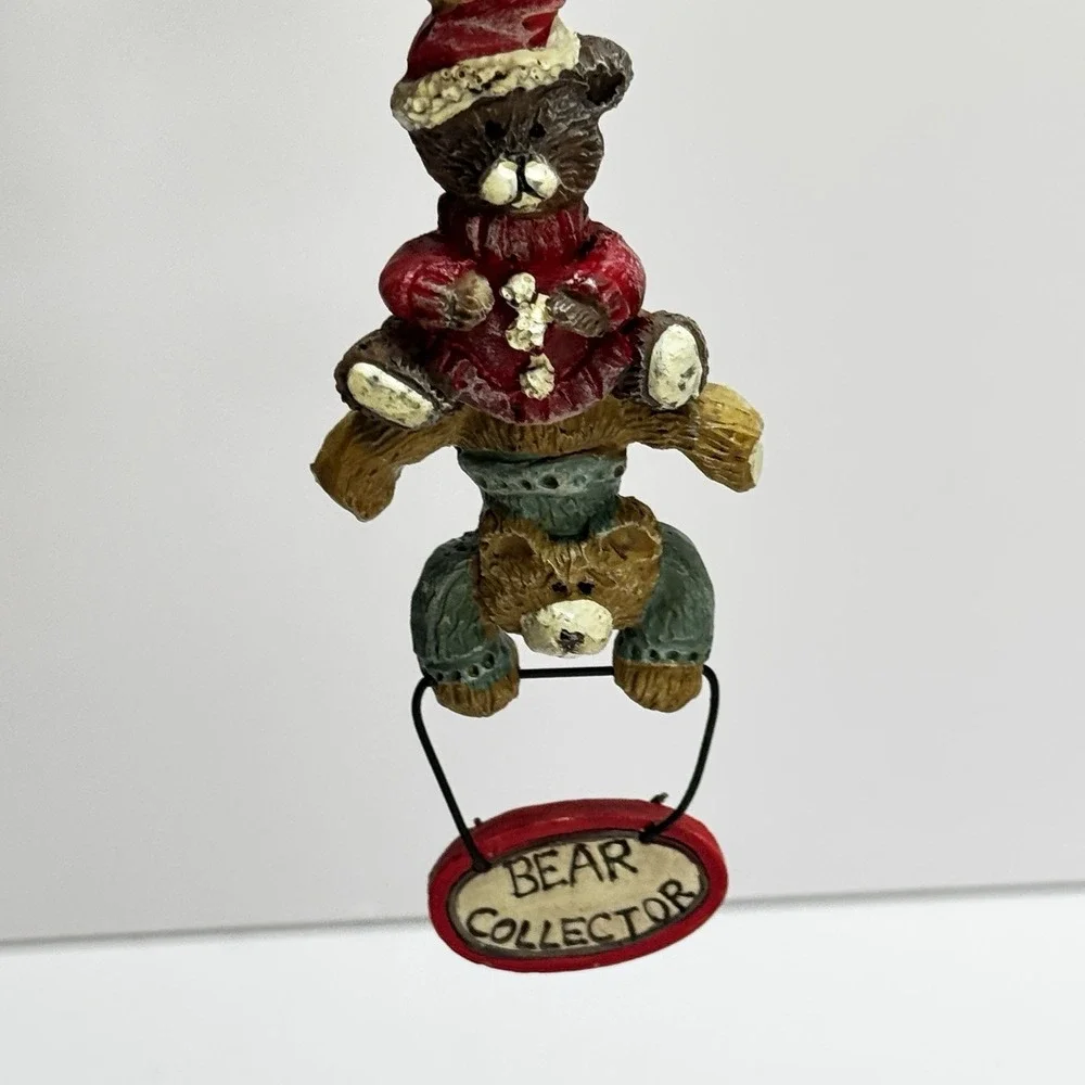 Kurt Adler Bear Collector Holiday Christmas ornament 8